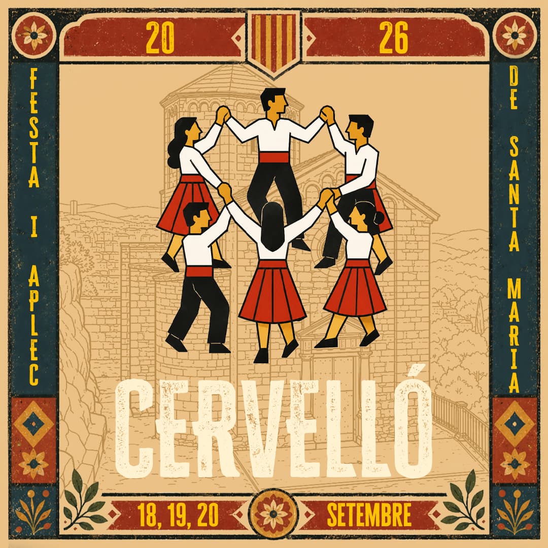Cervelló es prepara per celebrar la Festa i l’Aplec de Santa Maria els dies 18, 19 i 20 de setembre